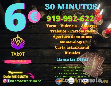 Tarot visa económico a solo 6 euros